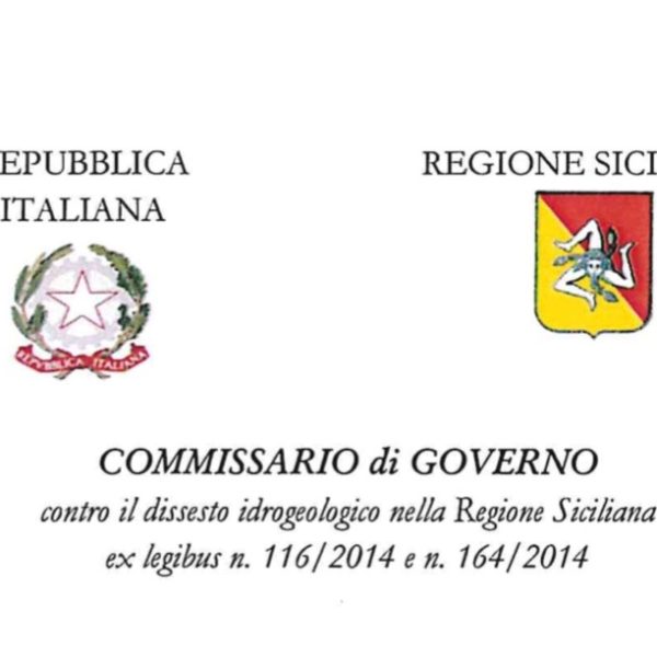 Commissario di Governo contro il dissesto idrogeologico. Albo RTP. PROROGA