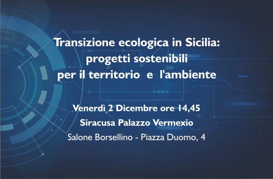 L’Assise 2022 della Consulta si apre con un Convegno sulla Transizione Ecologica. Moderatore Gianluca Semprini