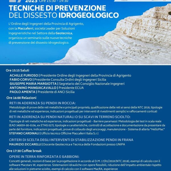 SICILIA, RISCHIO FRANE: PRUDENZA E NUOVE TECNICHE PER GESTIRE IL…
